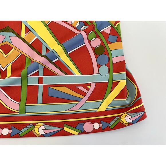 NWT CHEQUER Bloomingdales Multicolor Summertime Mini Dress Womens Size 6 - Picture 7 of 16